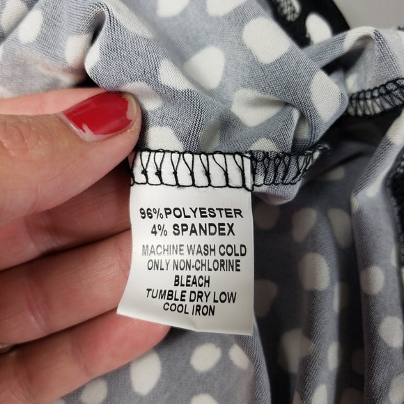 papermoon spaghetti strap black and white polka dot tank top women's XXL - Picture 9 of 11